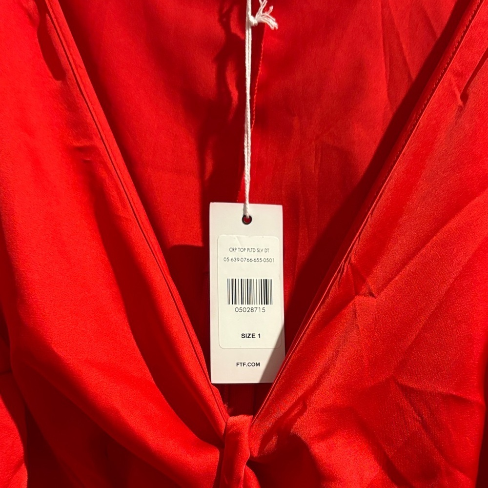 Fashion to Figure Red Pleated Maxi Skirt Set - Picture 4 of 6